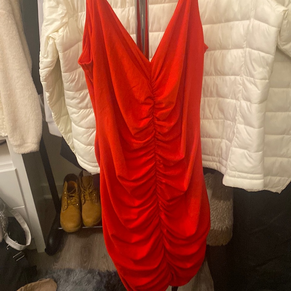 Red dress